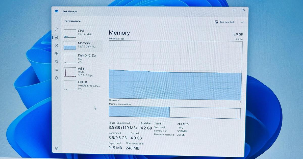Microsoft sắp giúp Windows 11 vẫn mượt mà dù chỉ với RAM 8 GB