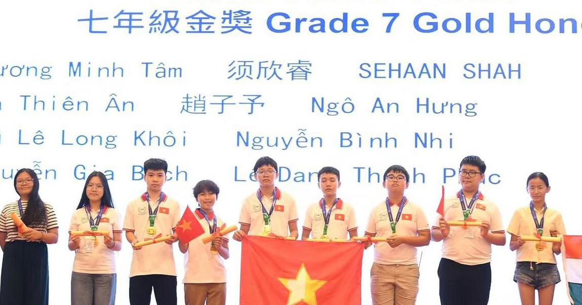 Học sinh Việt Nam thắng lớn tại Đấu trường toán học châu Á