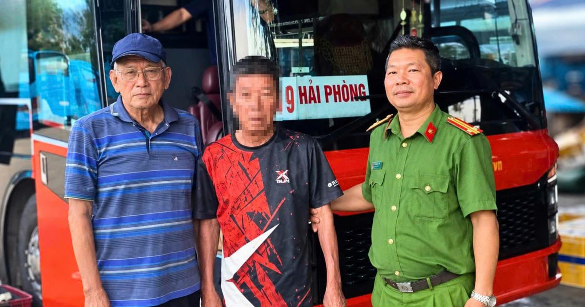 Người đàn ông ở Nghệ An đi lạc vào Quảng Ngãi được công an hỗ trợ