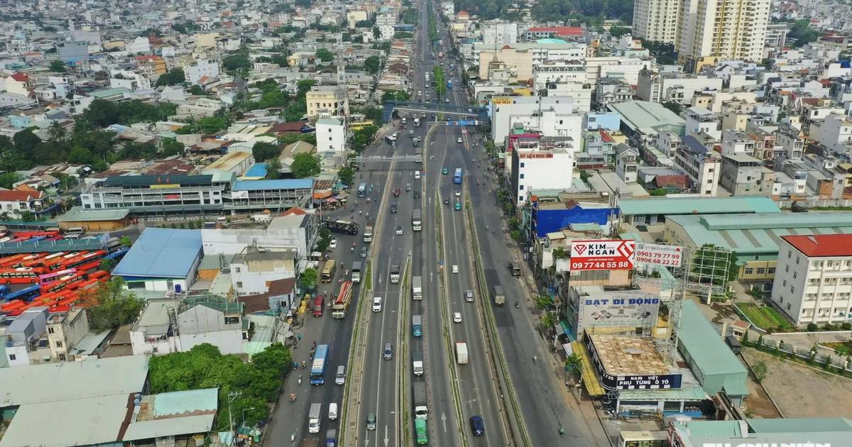 Tiến độ giải phóng mặt bằng mở rộng quốc lộ 22 lên 10 làn xe ở TP.HCM