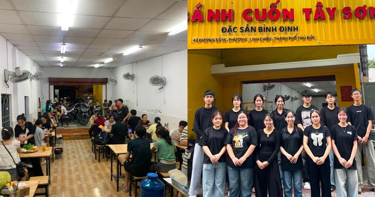 Tốt nghiệp đại học, nhưng cô gái lại chọn bán bánh cuốn