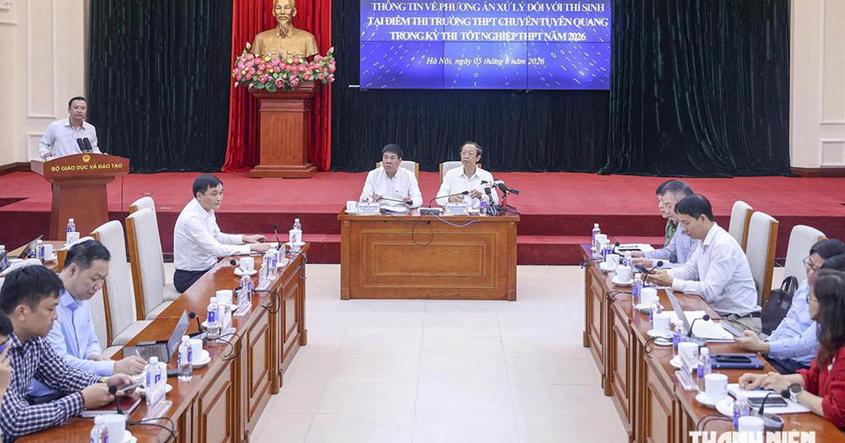Thi lại không phải để xóa bỏ vi phạm với thí sinh chuyên Tuyên Quang