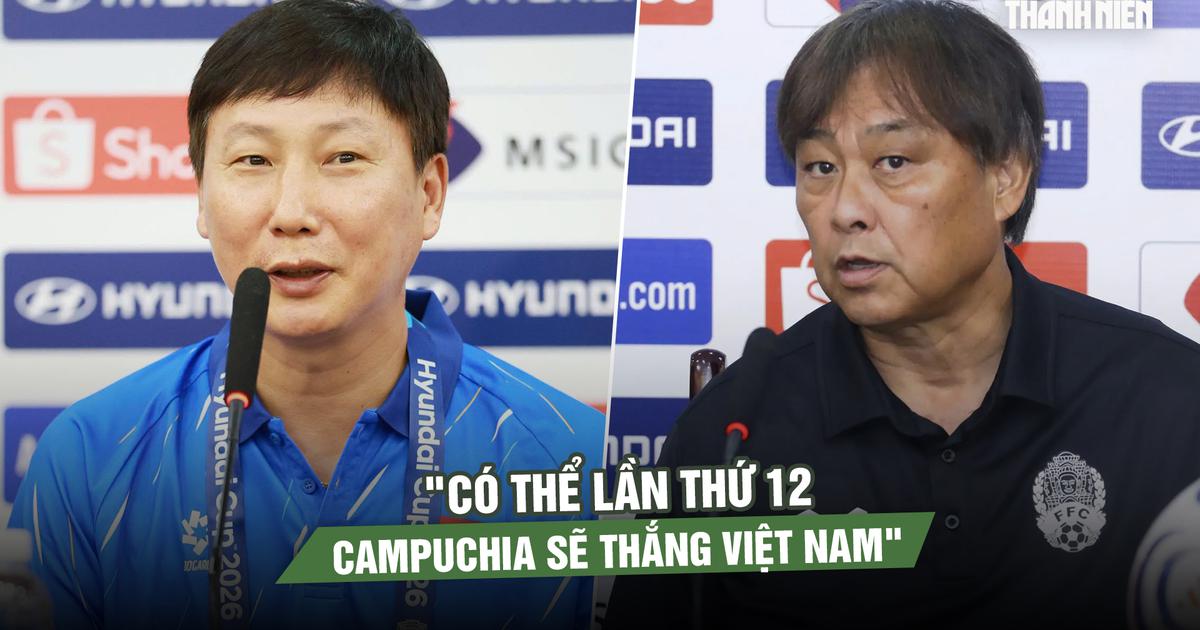 HLV Kim Sang-sik tự tin trước Campuchia, đối thủ tuyên bố: 'Lần thứ 12 sẽ khác'