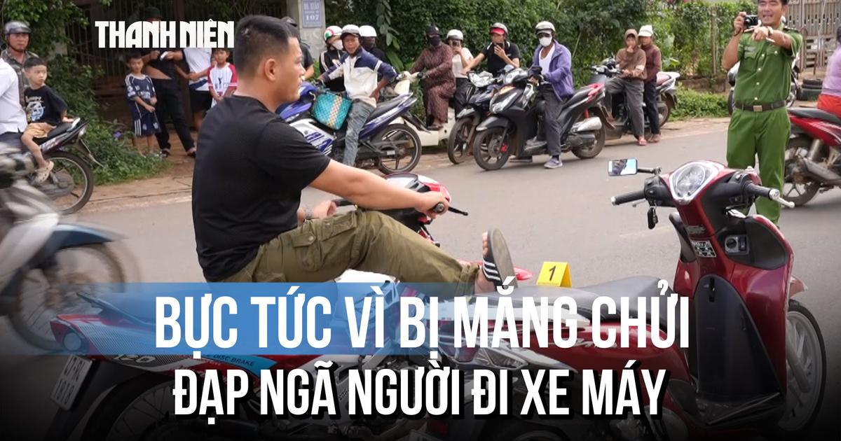 Lời khai nghi phạm trong vụ người đàn ông bị đạp ngã xuống đường