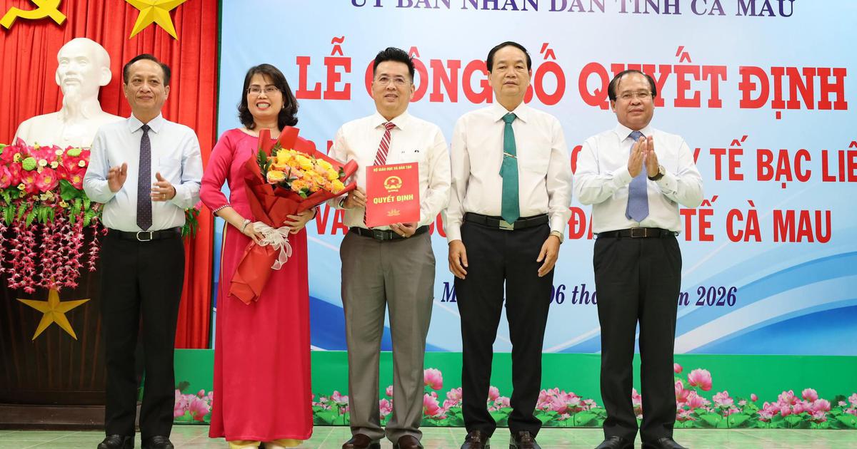 Cà Mau sáp nhập 5 trường cao đẳng, bổ nhiệm 2 hiệu trưởng sau hợp nhất