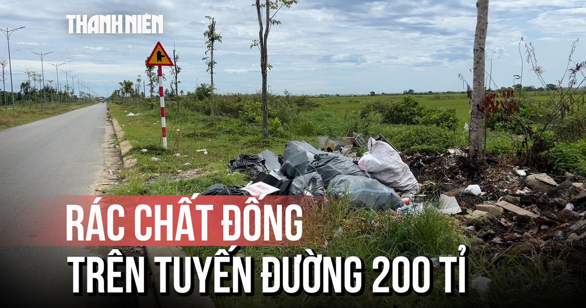 Tuyến đường gần 200 tỉ đồng ở Huế nhếch nhác sau 8 năm thi công