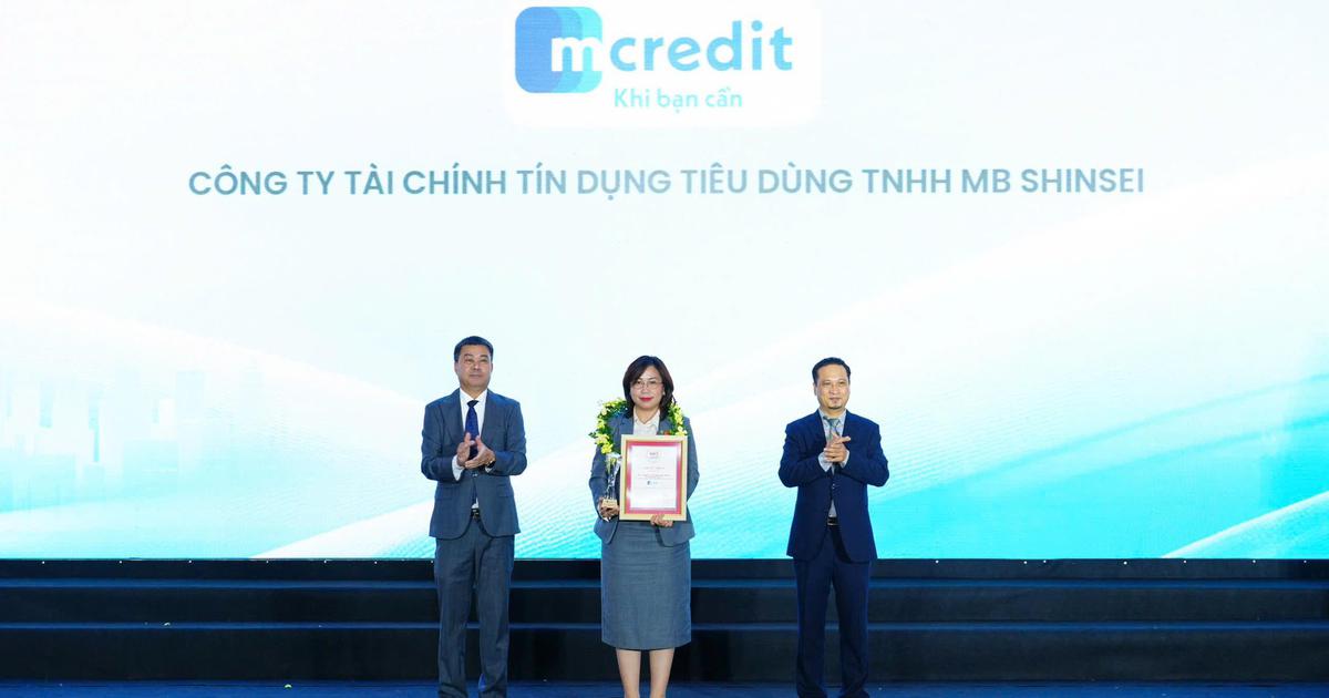 Mcredit ghi danh Top 5 công ty tài chính tiêu dùng uy tín năm 2026