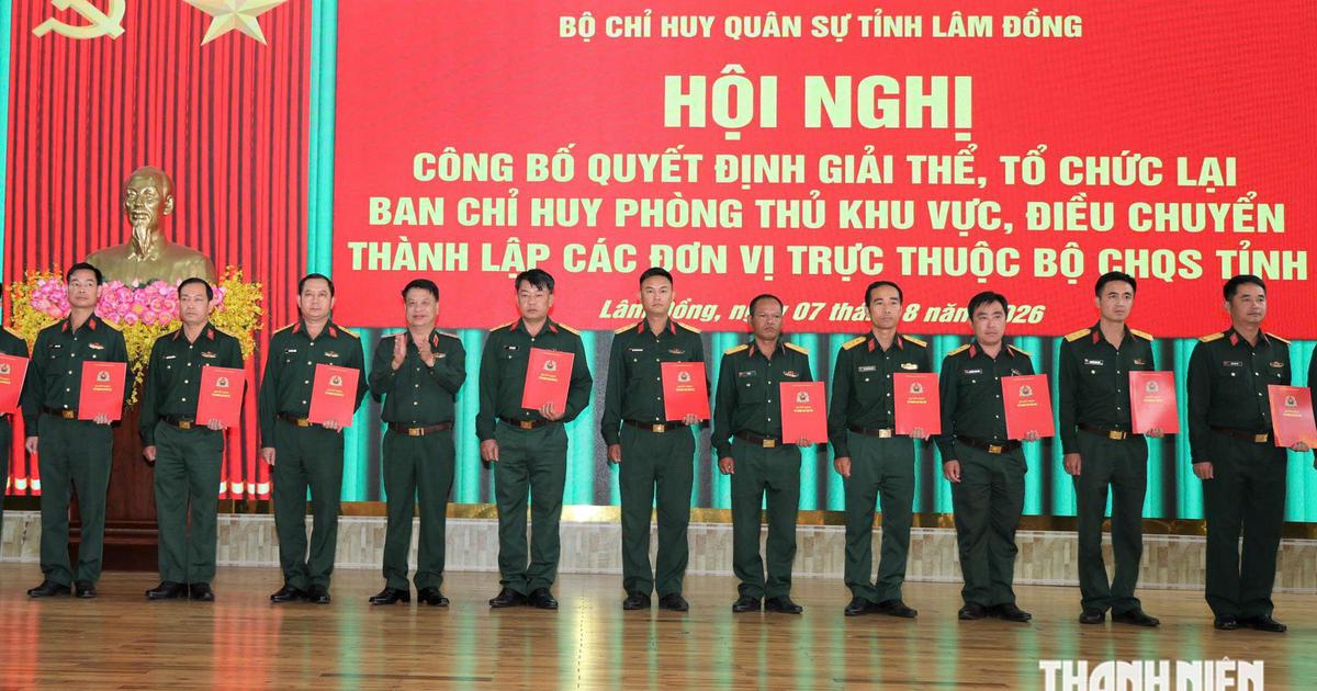 Bộ Chỉ huy quân sự tỉnh Lâm Đồng thành lập 3 đơn vị mới