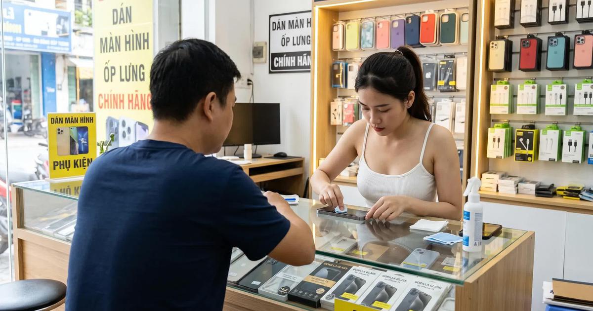 Mẹo giúp dán kính cường lực thẳng hàng, không phải bóc ra làm lại