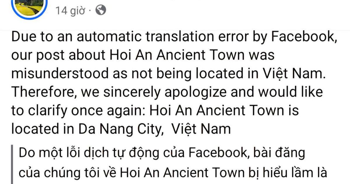 Vietnam Travel Agency in the North nói gì khi hình ảnh Hội An gắn 'ở Trung Quốc'?