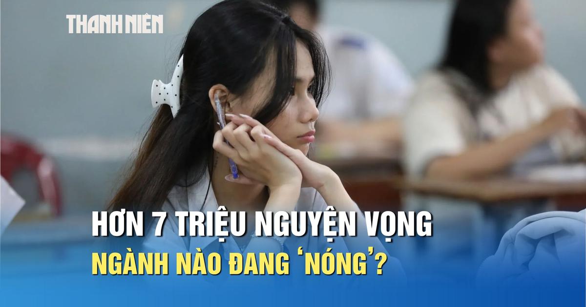 Hơn 7 triệu nguyện vọng qua lọc ảo: Ngành nào đang ‘nóng’?