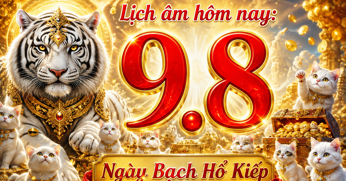 Lịch âm hôm nay 9.8: Ngày Bạch Hổ Kiếp, dân gian quan niệm may mắn
