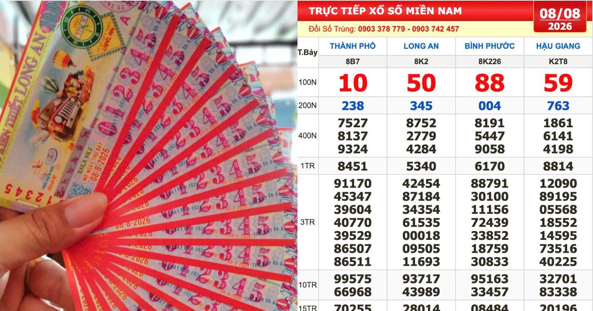 Mua vé dãy độc lạ 012345, một người miền Tây may mắn trúng xổ số miền Nam