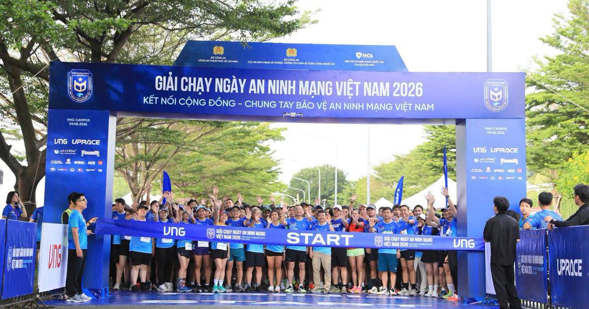 Hơn 1.000 VĐV tranh tài ở giải chạy Ngày An ninh mạng Việt Nam 2026
