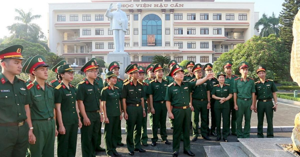 Điểm chuẩn Học viện Hậu cần từ 25,65 đến 26,97
