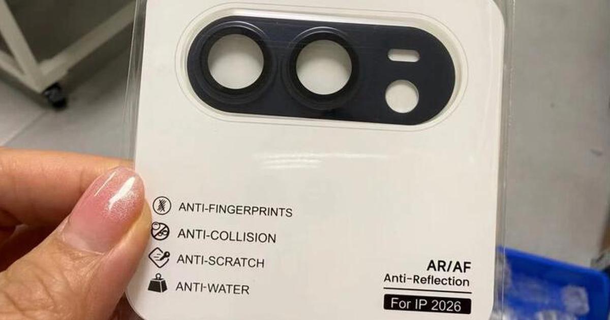 iPhone gập lộ cụm camera đôi từ phụ kiện bảo vệ