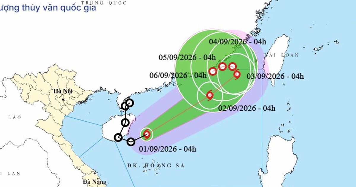 Bão Saudel chính thức "hồi sinh" thành bão số 5 trên Biển Đông