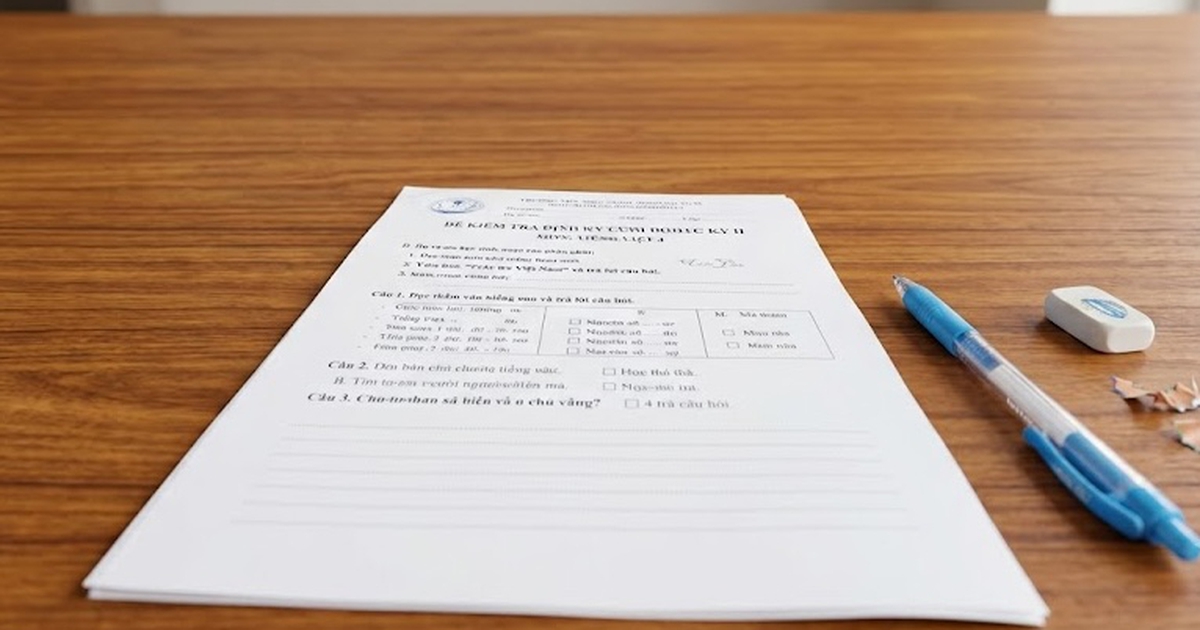 Nhiều trường ở Gia Lai photocopy đề kiểm tra b&ecirc;n ngo&agrave;i, kh&ocirc;ng bảo mật