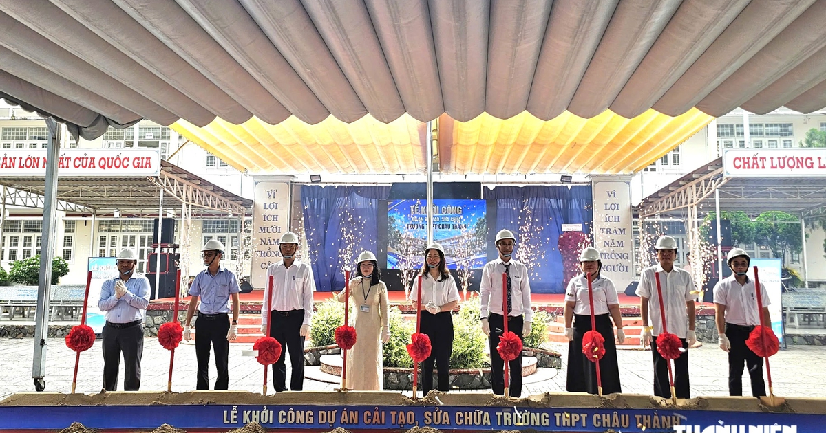 TP.HCM: Dự &aacute;n cải tạo, sửa chữa Trường THPT Ch&acirc;u Th&agrave;nh bao l&acirc;u ho&agrave;n th&agrave;nh?