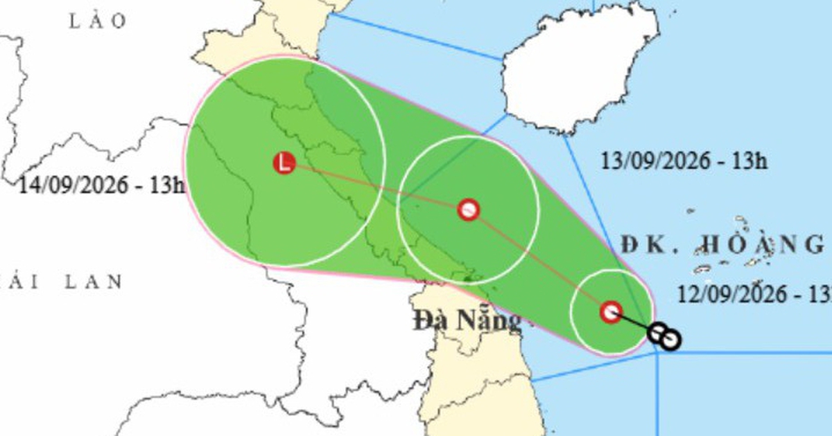 Áp thấp nhiệt đới khả năng đổ bộ Quảng Trị
