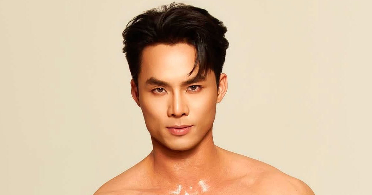 Body săn chắc của người mẫu qu&ecirc; Vĩnh Long thi Nam vương Quốc tế