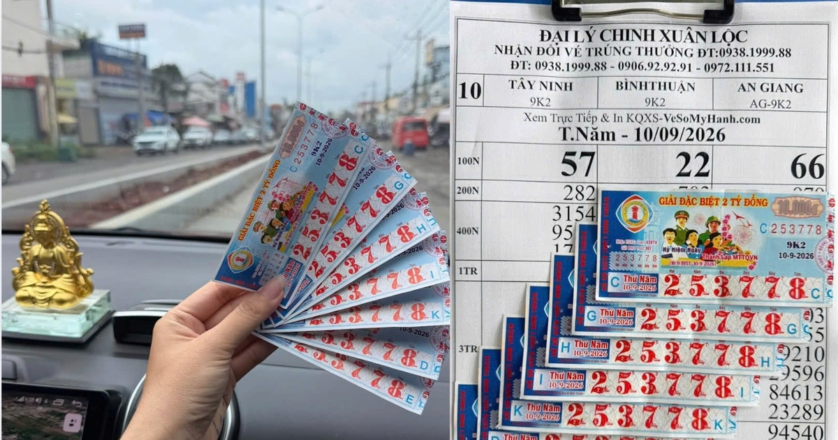 Người đ&agrave;n &ocirc;ng tr&uacute;ng 14 tỉ xổ số miền Nam nhờ d&atilde;y số may mắn