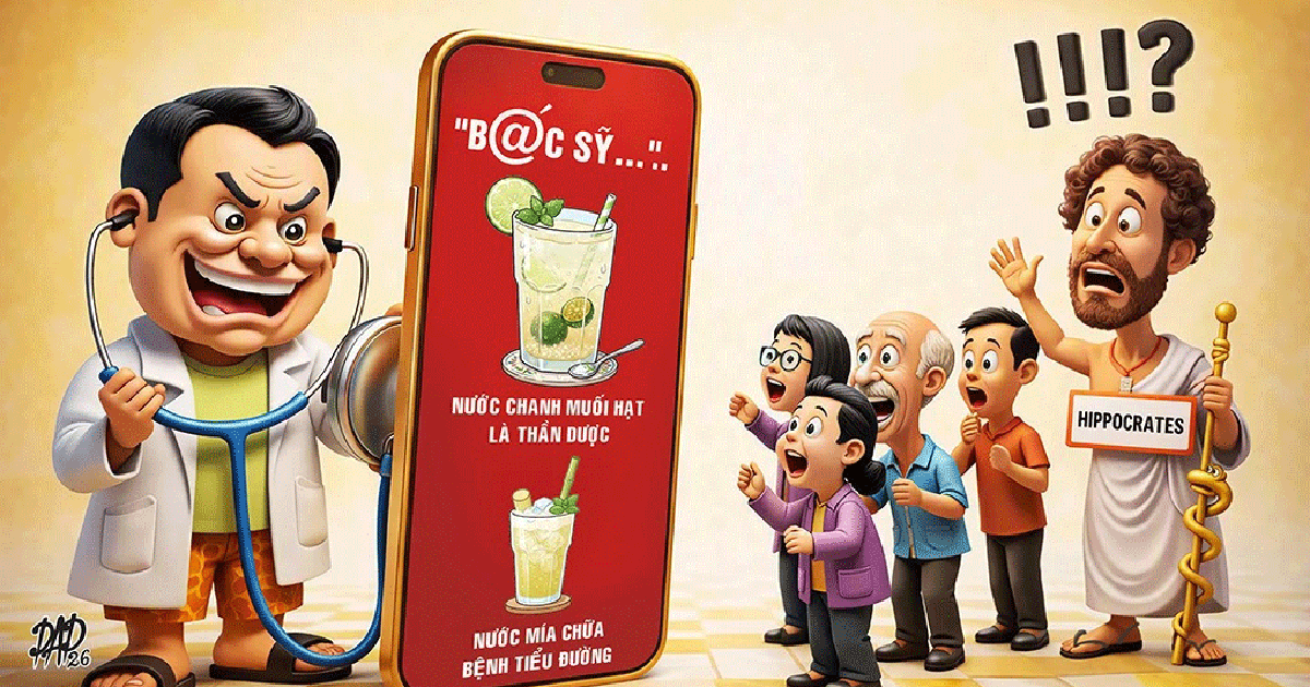 Lăng kính bạn đọc: Hiểm họa khôn lường từ "bác sĩ mạng"