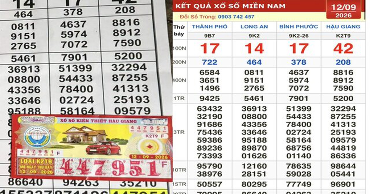 Người đ&agrave;n &ocirc;ng tr&uacute;ng độc đắc 2 tỉ xổ số miền Nam, nhận thưởng trong đ&ecirc;m