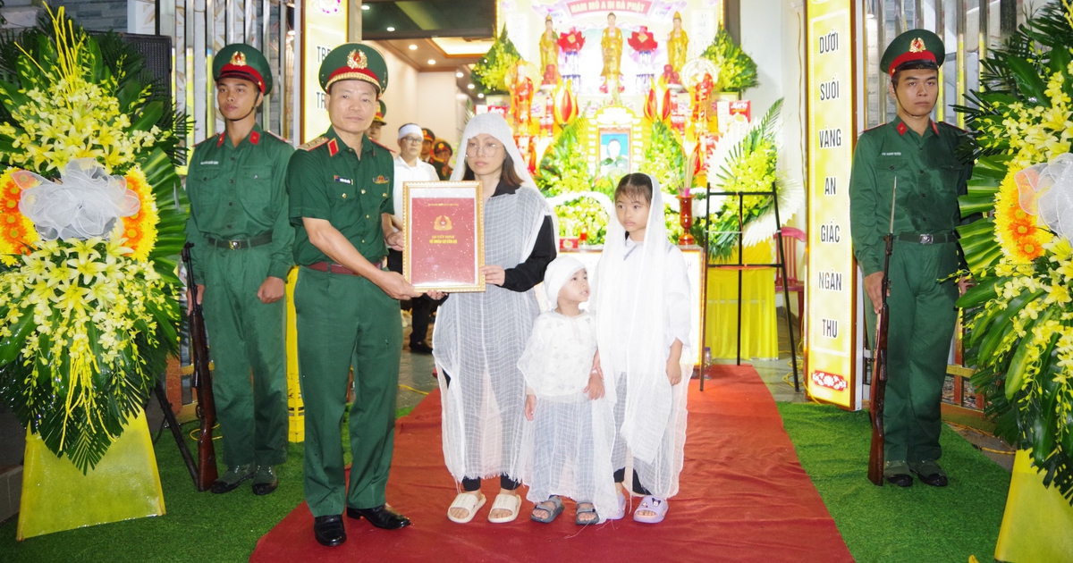 Truy thăng quân hàm với thiếu tá Trần Văn Tùng