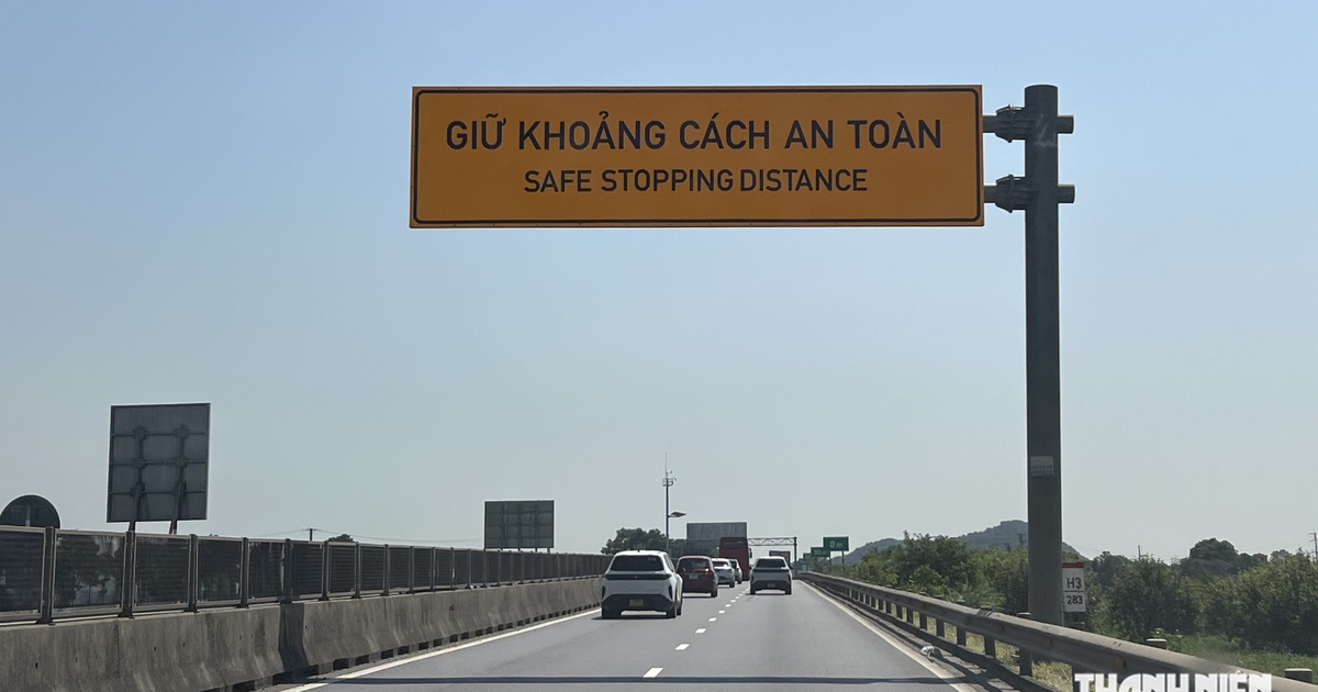 Cao tốc xử phạt lỗi khoảng cách phải có biển báo