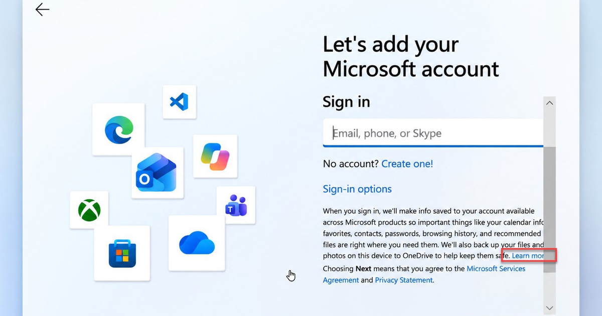 Mẹo mới cài đặt Windows 11 không cần internet