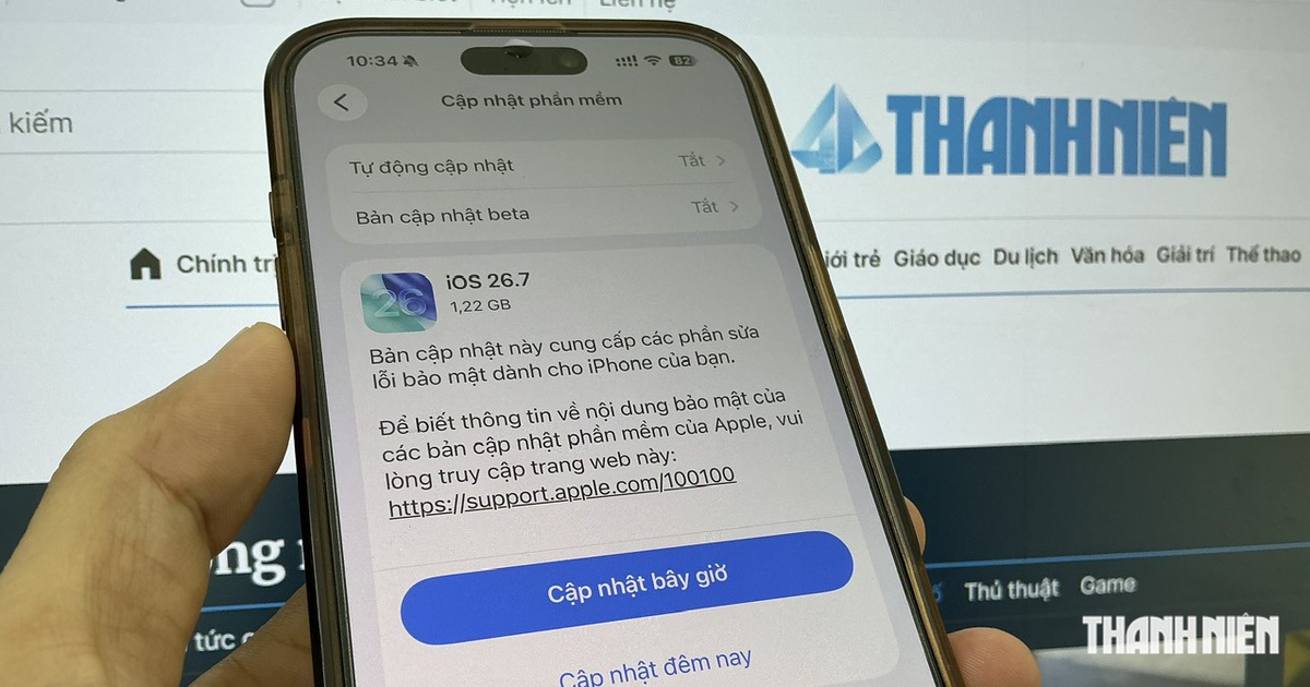 Lý do Apple phát hành iOS 26.7 cùng với iOS 27