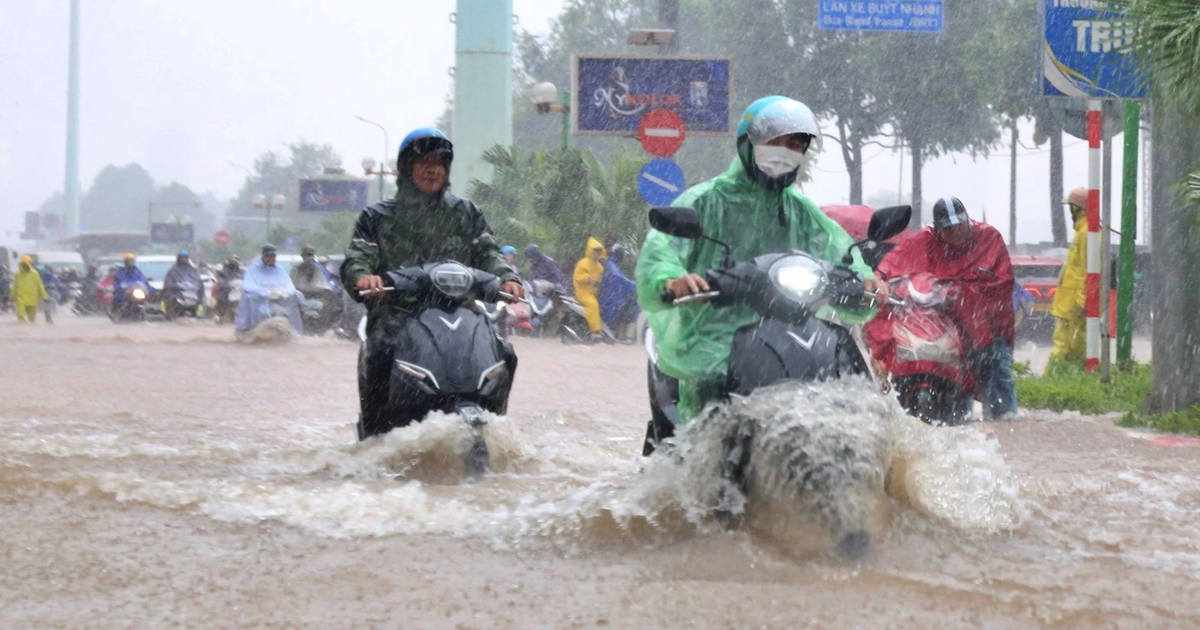 Hà Nội còn mưa rất lớn trong ngày 17.9