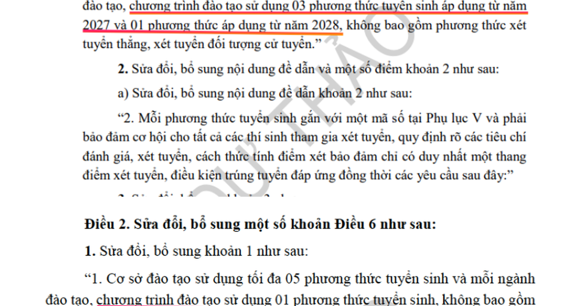 Bộ GD-ĐT l&yacute; giải v&igrave; sao siết phương thức tuyển sinh
