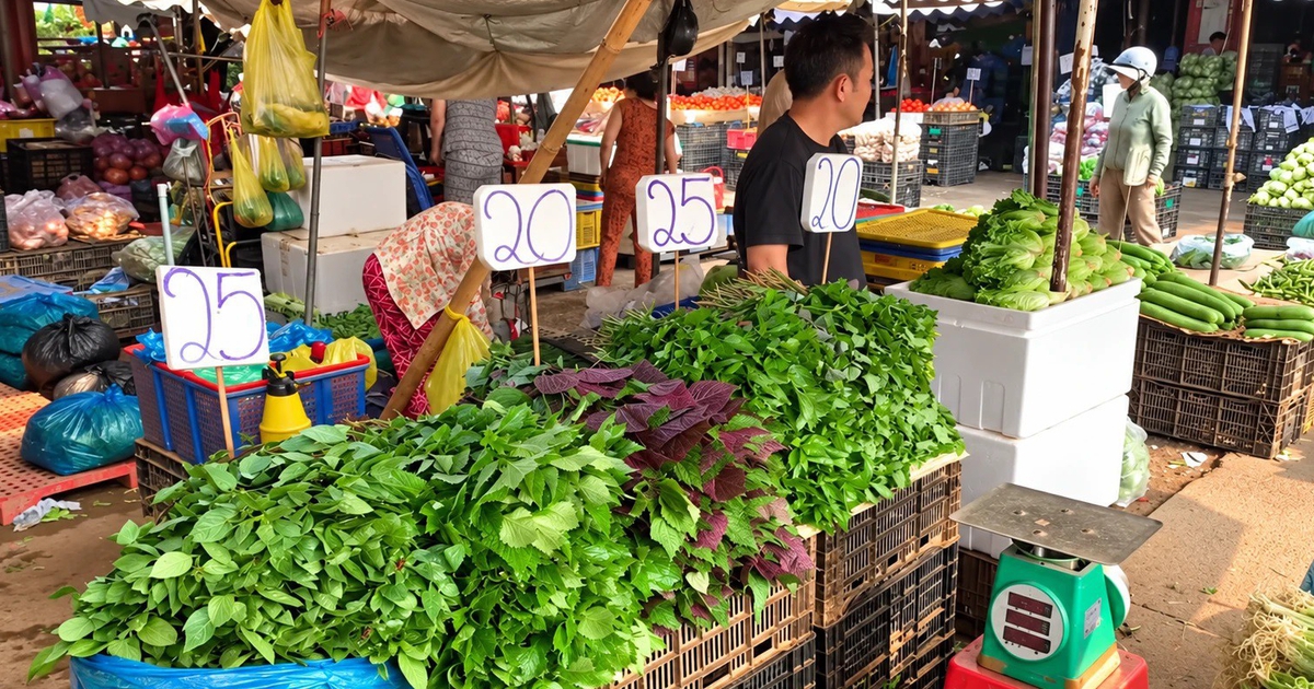 Rau củ tăng giá, trái cây dội chợ