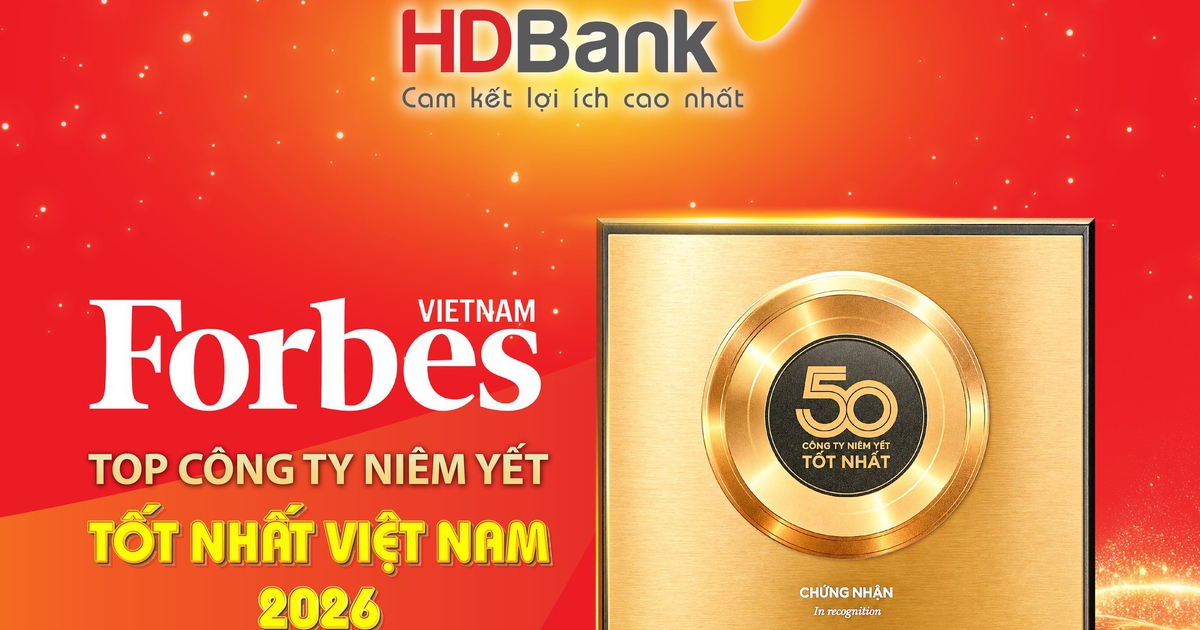 HDBank tiếp tục vào Top 50 Forbes Việt Nam trong bước chuyển lớn của thị trường vốn