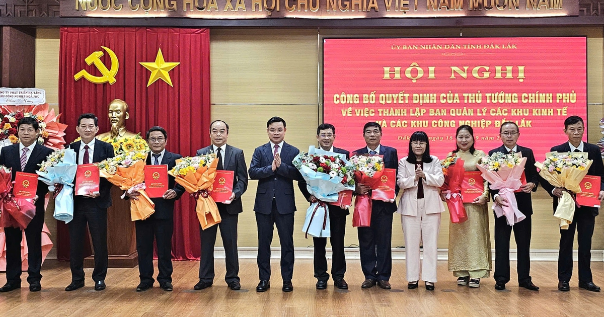 Đắk Lắk bổ nhiệm 9 c&aacute;n bộ chủ chốt v&agrave;o ban quản l&yacute; mới th&agrave;nh lập
