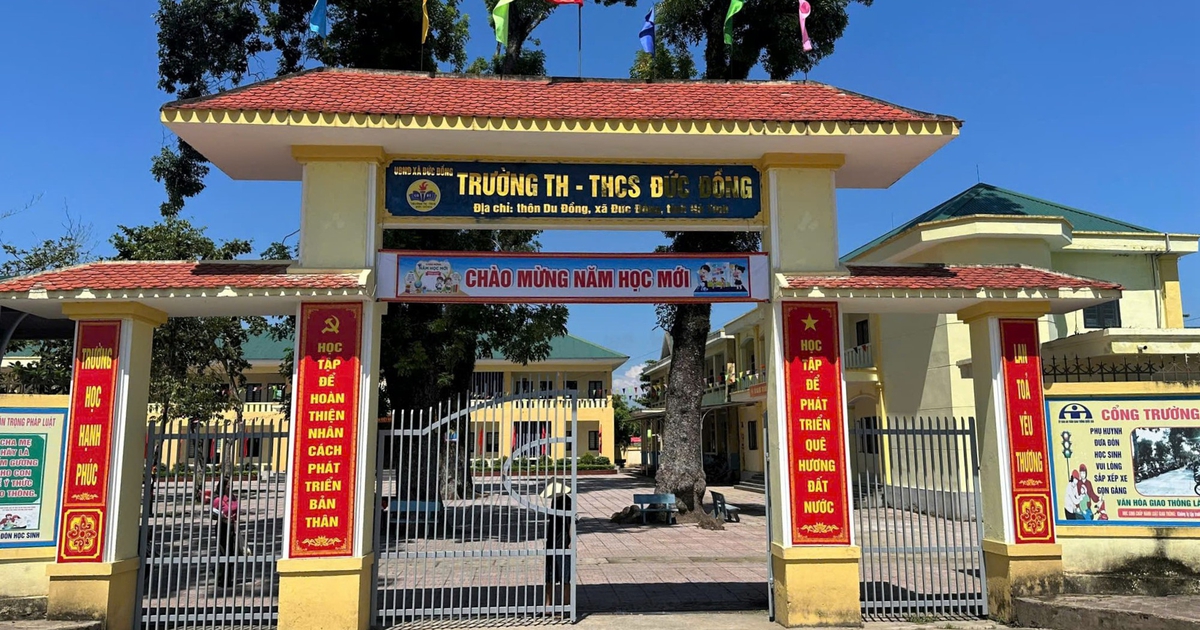 Trường học chưa c&oacute; hiệu trưởng ở H&agrave; Tĩnh: Điều động trưởng ph&ograve;ng x&atilde; để bổ nhiệm
