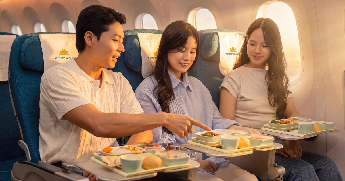 Suất ăn còn nguyên trên máy bay và bài toán lãng phí của hàng không xanh