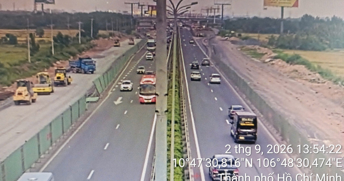 Tình hình cao tốc TP.HCM - Long Thành - Dầu Giây ngày 2.9: Chưa phải đóng một chiều