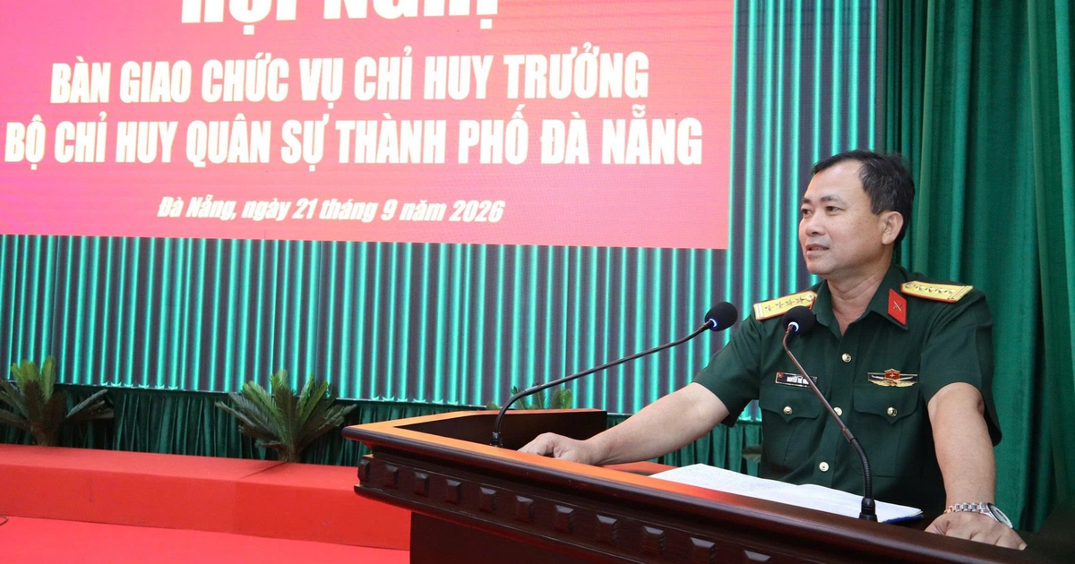 Tân Chỉ huy trưởng Bộ Chỉ huy quân sự Đà Nẵng tiếp nhận nhiệm vụ mới