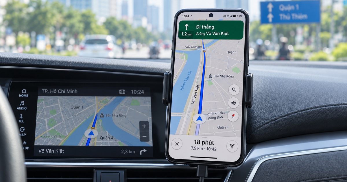 Lý do thời gian dự kiến đến nơi trên Google Maps chuyển màu đen