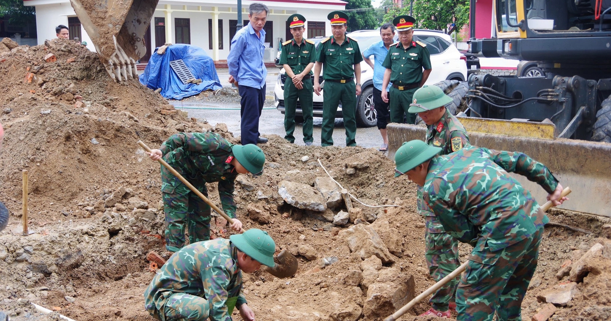 Thi công công trình ở khu vực Thành cổ Quảng Trị, phát hiện 6 hài cốt liệt sĩ