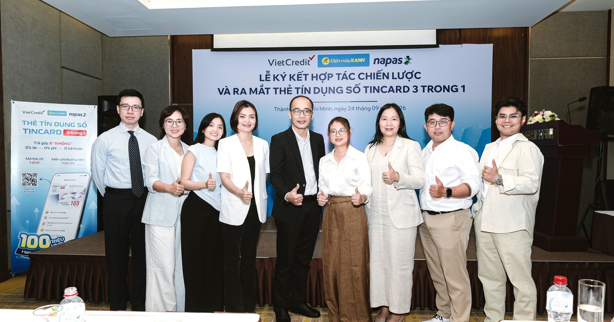 Điện Máy Xanh và VietCredit ra mắt thẻ tín dụng nội địa TINCard 3 trong 1