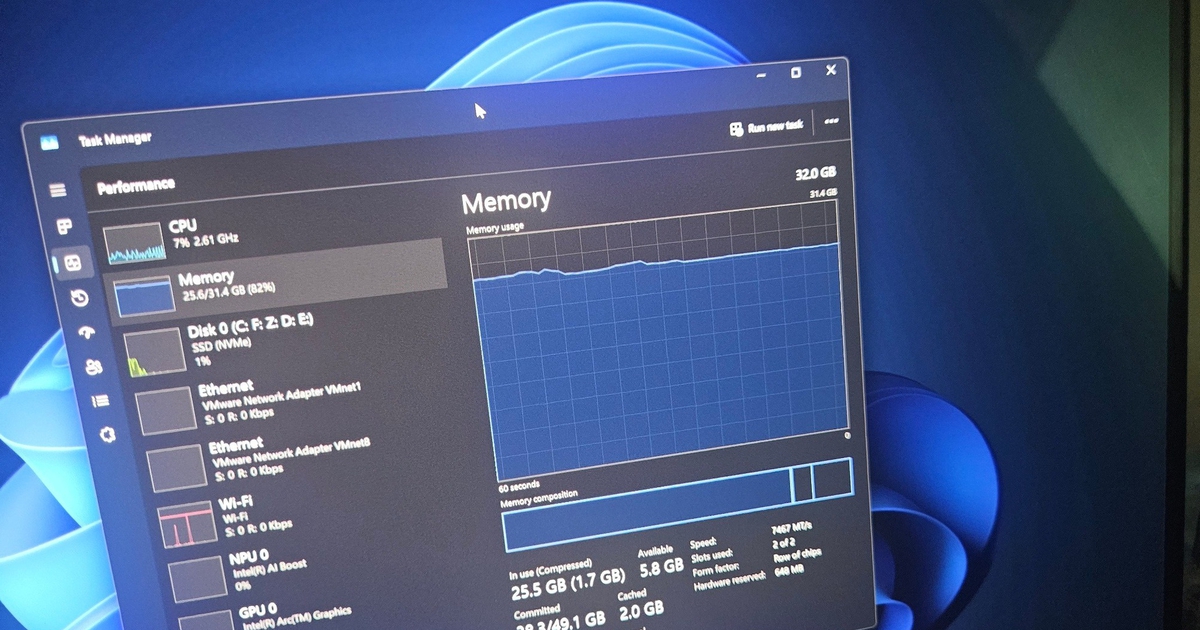 Máy tính 16 GB RAM vẫn giật lag? Đây là lý do và cách khắc phục