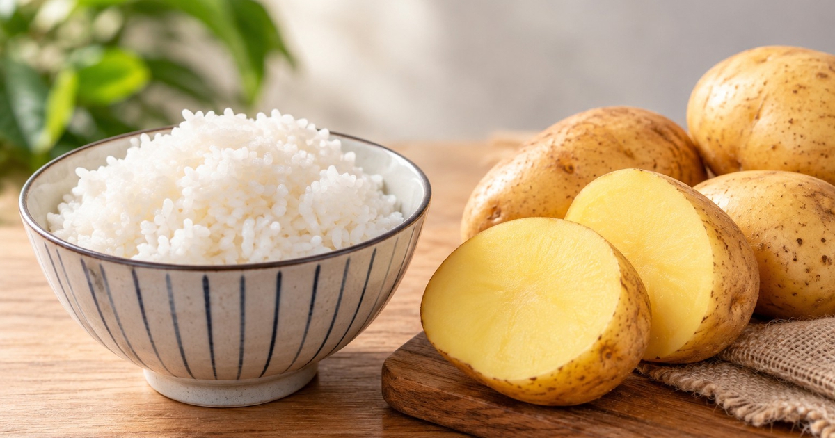 Cơm hay khoai tây tốt hơn cho đường huyết?