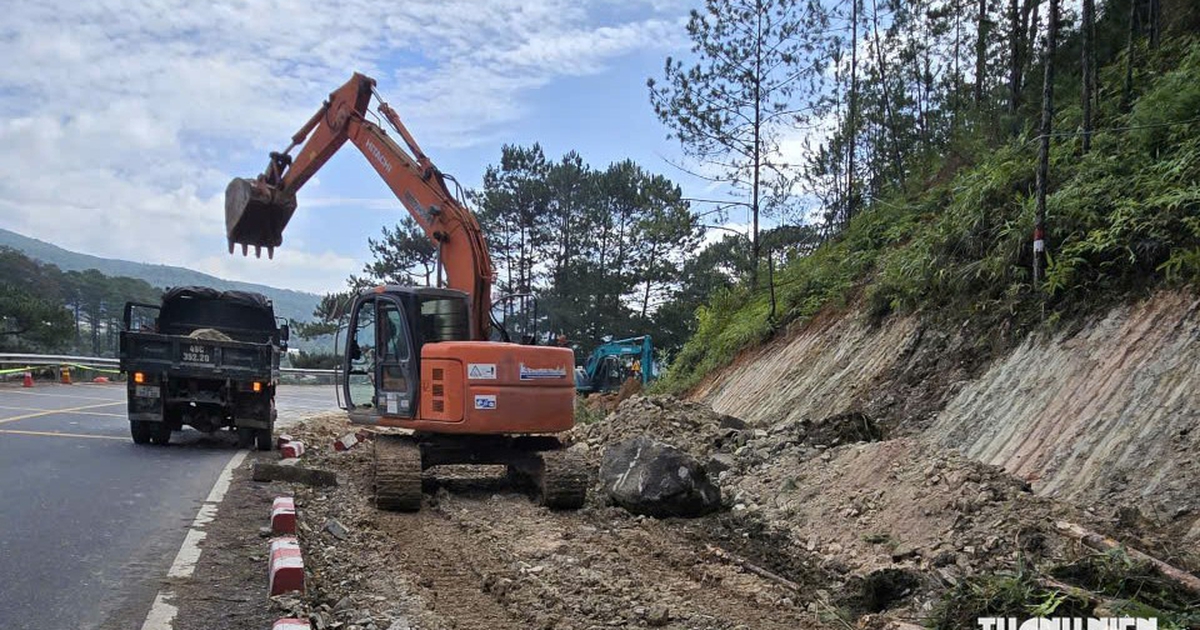 Đèo Mimosa nứt lún, Lâm Đồng mở rộng mặt đường để tránh ùn tắc giao thông
