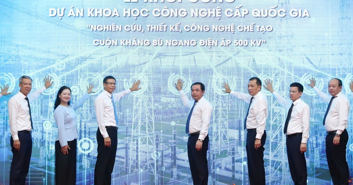 Dự án hơn 82 tỉ đồng chế tạo "trái tim" cho lưới điện 500 kV