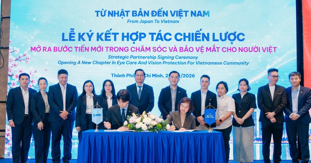 Long Châu và Santen hợp tác chiến lược, đưa chăm sóc mắt đến gần người dân