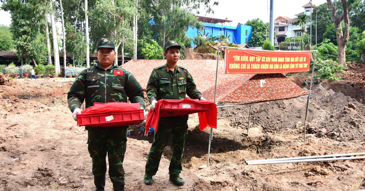 Sau hơn 2 tháng, quy tập 564 hài cốt liệt sĩ tại công viên Lê Thị Riêng